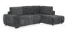 Moonlight Right-facing 2-piece Sleeper Sectional with Storage Chaise – Grey