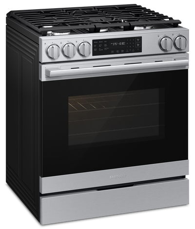 Samsung 6 Cu. Ft. Slide-In True Convection Range with Air Fry Max - Stainless Steel - NSG80H60SRAA | Cuisinière encastrée Samsung de 6 pi3 à convection véritable avec friture à air Air Fry Max - acier inoxydable - NSG80H60SRAA