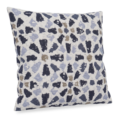 Sofa Lab Fabric Accent Pillow – Indigo Accent Fabric | Coussin décoratif Sofa Lab en tissu - tissu décoratif Indigo