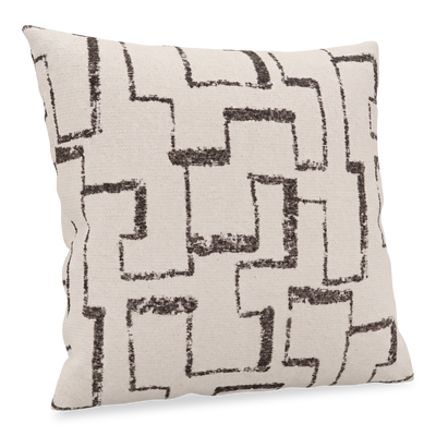 Sofa Lab Fabric Accent Pillow – Tar Accent Fabric | Coussin décoratif Sofa Lab en tissu - tissu décoratif Tar