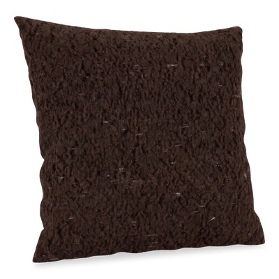 Sofa Lab Fabric Accent Pillow – Teddy Walnut | Coussin décoratif Sofa Lab en tissu - Teddy Walnut