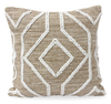 Sadie Fabric Accent Pillow -Coffee