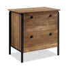 Scout 29.7” 2-Drawer Lateral Filing Cabinet – Etched Oak