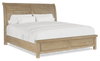 Sonoma Panel Bed with Headboard & Frame, Light Brown - King Size