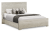 Soren Panel Bed with Headboard & Frame, Bleached Oak - Queen Size