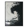 Infinite Flow Hand Painted Heavy Textured Wall Art – 36” x 48”