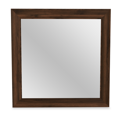 Yorkdale Bedroom Dresser Mirror, Made in Canada – Walnut Brown | Miroir de commode de chambre à coucher Yorkdale, fabriqué au Canada - brun noyer