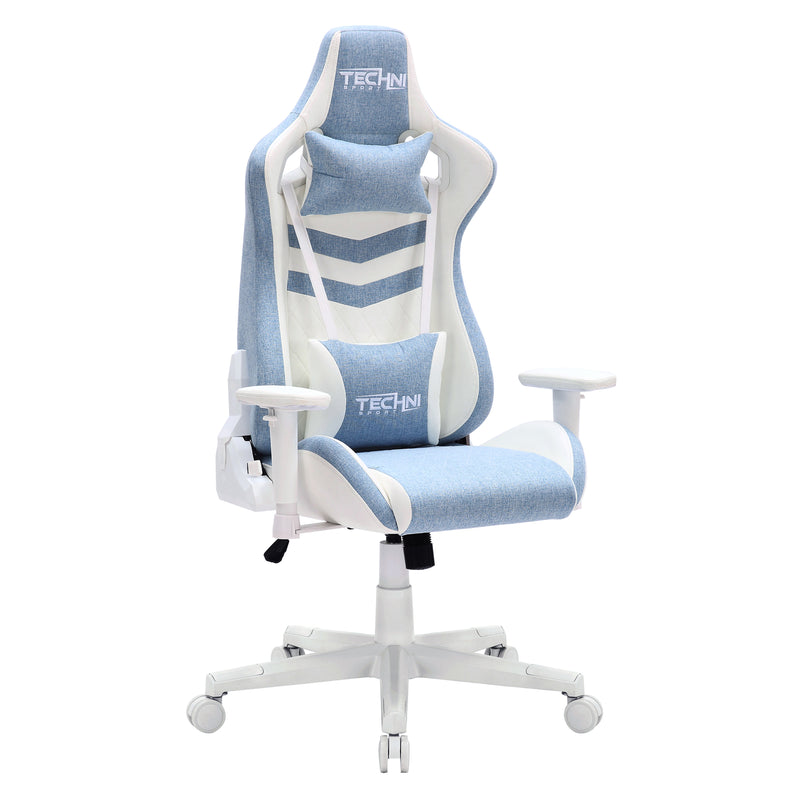 Techni Sport TS86 Ergonomic Pastel Office Gaming Chair Blue