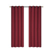 Jacquard Panel Tree Burgundy 84\" - Set of 2