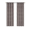 Embroidered Panel Fern Chocolate 96\" - Set of 2 Drapes and Blinds