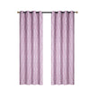 Embroidered Panel Fern Dark Rose 84\" - Set of 2 Drapes and Blinds