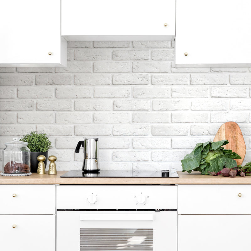 Smart Tiles Peel and Stick 2-Sheet 21 x 11 Backsplash - Brik