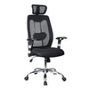 Tygerclaw Ergonomic High Back Mesh Office Chair with Headrest - Black