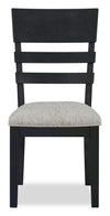 Trove Dining Chair, Ladder-back – Black