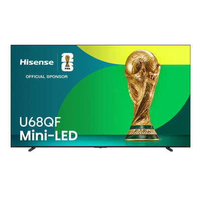 HISENSE 75" U68QF Mini-LED QLED 4K UHD AI Fire TV (75U68QF) | Téléviseur QLED à Mini DEL HISENSE U68QF UHD 4K de 75 po avec IA et Fire TV (75U68QF)