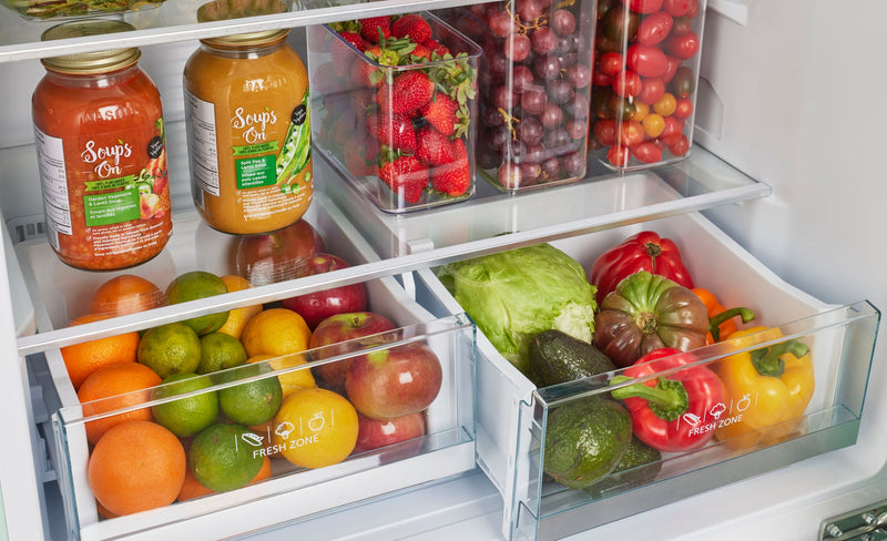 Classic Retro by Unique 18 cu.ft. Frost-Free Bottom Freezer Refrigerator - UGP-510L LG AC