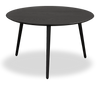Viola 29.5\" Modern Round Top Coffee Table – Black Ash