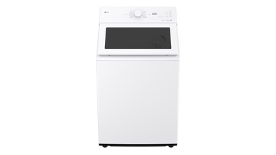 LG 6.3 Cu. Ft. Top Load Impeller Washer with EasyUnload® and TurboWash® - White - WT8400CW | Laveuse LG à chargement par le haut de 6,3 pi3 avec turbine, EasyUnload🅫 et TurboWash🅫 - blanche - WT8300CW