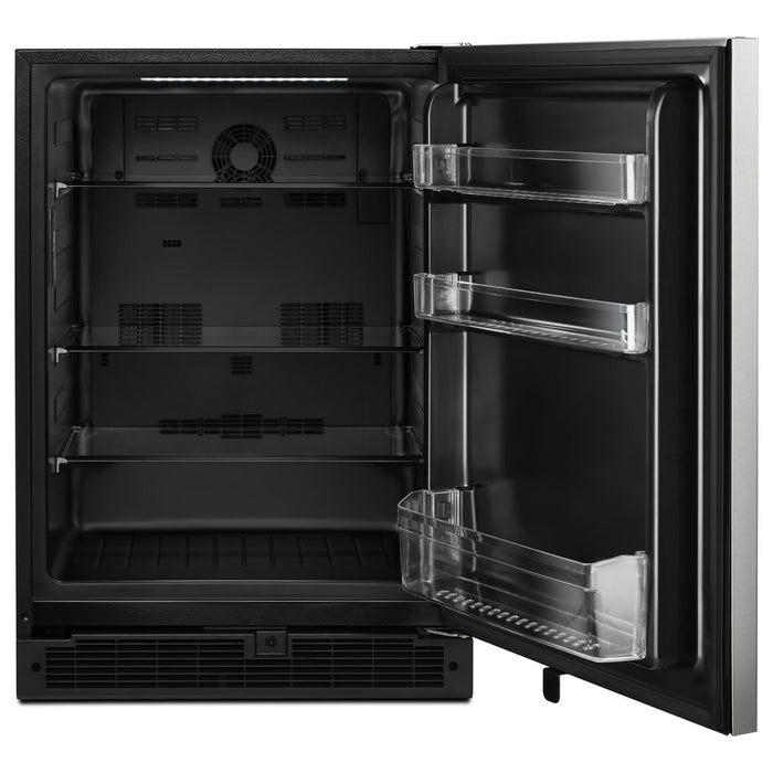 Whirlpool 24\" 5.1 Cu. Ft. Undercounter Refrigerator - Fingerprint Resistant Stainless Steel - WUR50X24HZ
