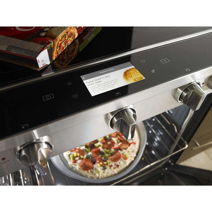 Whirlpool 6.4 Cu. Ft. Smart Electric Range with Air Fry and AquaLift® - Fingerprint Resistant Stainless Steel - YWEE750H0HZ