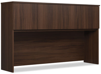 Affirm 59.06" Commercial Grade Hutchwith 2 Storage Cabinets - Noble Elm|Crédence Affirm de 59,06 po de qualité commerciale avec 2 armoires de rangement - orme noble