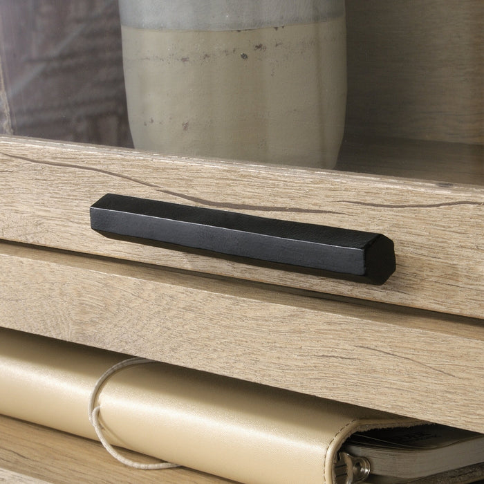 Aspen Post 65.12\" Commercial Grade Office Hutch with 2 Glass Doors - Prime Oak