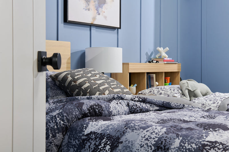 Axel 3-Piece Twin Comforter Set - Grey