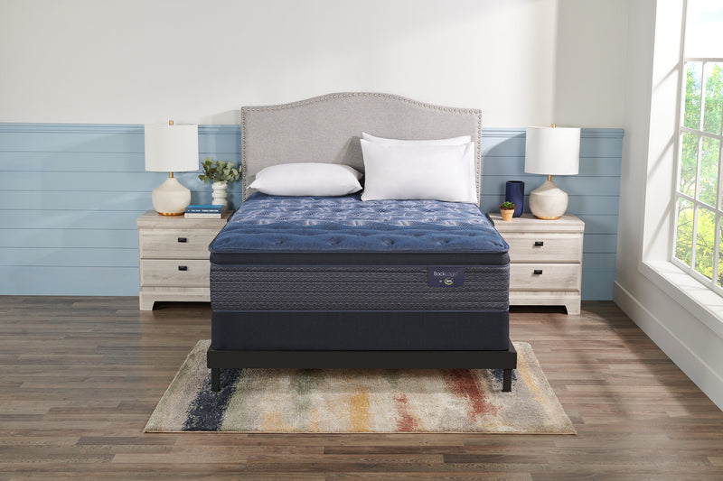Serta Back Logic 3.0 Eurotop Plush Twin Mattress Set