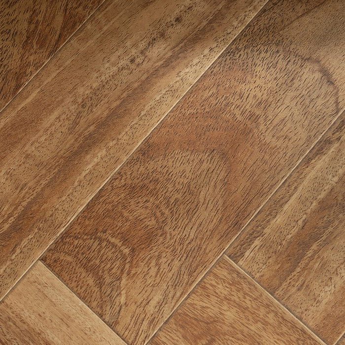 Cannery Bridge 66\" Commercial Grade L-Shaped Office Desk with 6-Drawers - Brown