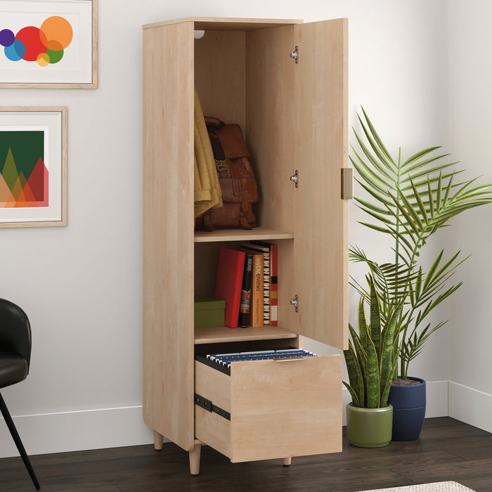 Clifford Place 15.51\" Commercial Grade Storage Cabinet - Natural Maple