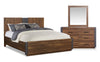 Scott Living Dante 5pc Bedroom Set with Bed, Dresser & Mirror, Brown - Queen Size