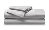 BEDGEAR Dri-Tec® 4-Piece Queen Split Head Sheet Set - Light Grey