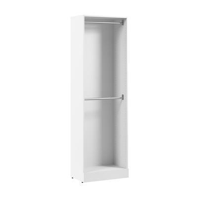 Bestar Florence 25" Modular Double Hanging Closet System - White|Système de garde-robe modulaire à 2 espaces pour suspendre Florence de Bestar de 25 po - blanc