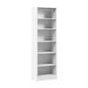 Bestar Florence 25\" Modular Reach-In/Walk-In Closet System with Shelves - White
