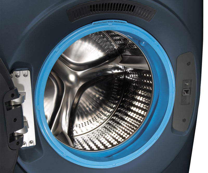 GE 5.8 Cu. Ft. Front-Load Washer and 7.8 Cu. Ft. Electric Dryer with Steam and Built-In Wi-Fi