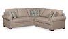 Scott Living Haven 3-Piece Chenille Fabric Sleeper Sectional - Taupe