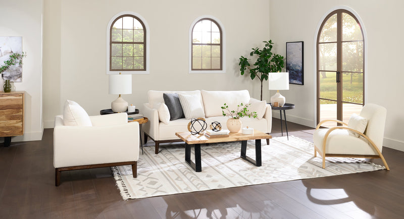 Kort & Co. 25\" Iris Cream and Gold Ceramic Table Lamp