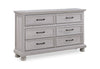 Kylie Bedroom 6-Drawer Dresser, 60\"W x 36\"H - Sand