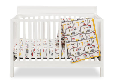 Milo 3-Piece Crib Bedding Set - Yellow | Literie Milo 3 pièces pour lit de bébé - jaune
