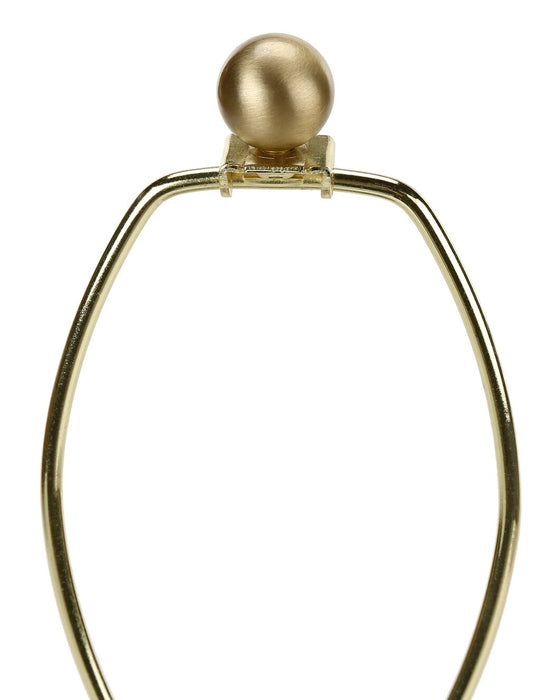 26\" White and Gold Table Lamp