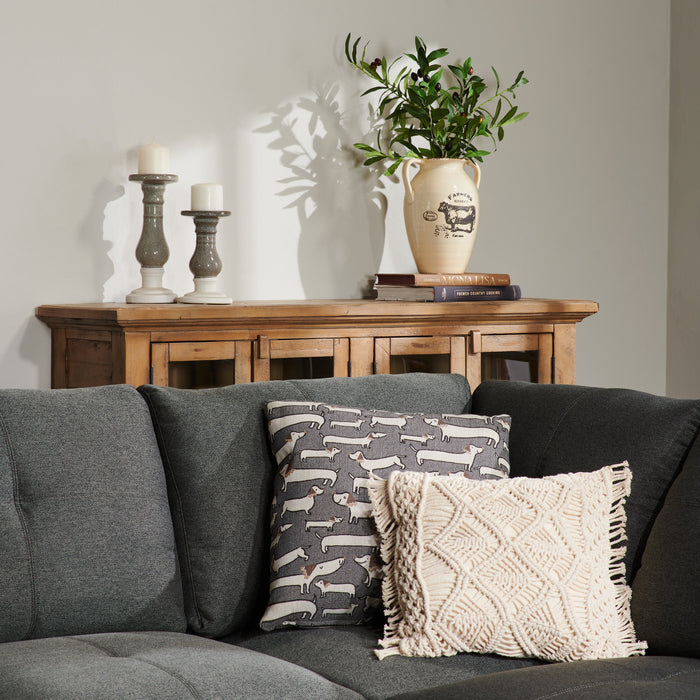 Sofa Lab Accent Pillow - Peppercorn