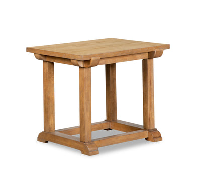 Rhett 43" Modern End Table - Light Brown Oak|Table de bout moderne Rhett de 43 po - chêne brun clair