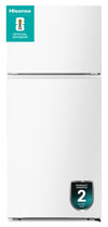 Hisense 30\" 18 Cu. Ft. Top-Mount Refrigerator - White - RT18A2FWD