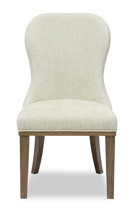 Clara Dining Chair with Polyester Fabric - Taupe