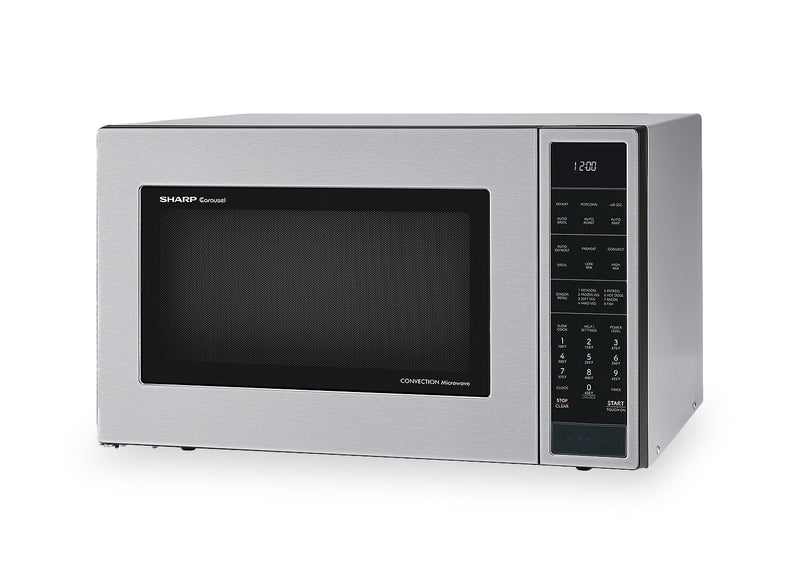 Sharp 1.5 Cu. Ft. Carousel® Countertop Microwave Oven - Stainless Steel - SMC1585KS