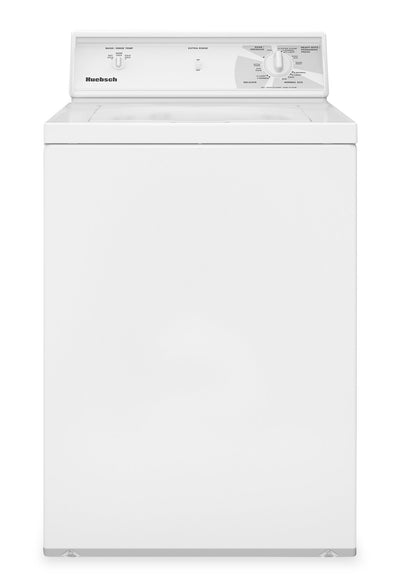 Huebsch 3.19 Cu.Ft. Top Load Non-Vended Commercial Washer – White | Laveuse commerciale Huebsch de 3,19 pi3 à chargement par le haut sans vente - blanche