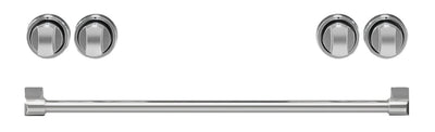 Thor Kitchen Handle and Knob Set for 30” Range in Stainless Steel - CKA-RE30-SS | Ensemble de poignées et de boutons Thor Kitchen en acier inoxydable pour cuisinière de 30 po - CKA-RE30-SS | RE30KSSS
