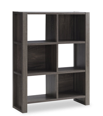 Oscar Owen 36" 6-Cube Bookcase - Grey|Bibliothèque Oscar Owen de 36 po à 6 cubes - grise