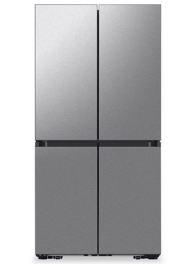 Samsung 36" 29 Cu. Ft. Bespoke 4-Door Flex™ with Beverage Center™ Refrigerator - Stainless Steel - R… | Réfrigérateur BESPOKE Samsung de 29 pi³ et de 36 po à 4 portes FlexMC avec zone de boissons Beverage…