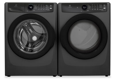 Electrolux 5.2 Cu. Ft. Front-Load Steam Washer and 8 Cu. Ft. Electric Dryer – Titanium | Laveuse à la vapeur à chargement frontal de 5,2 pi³ et sécheuse électrique de 8 pi³ d’Electrolux - titane